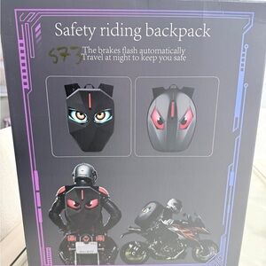 Safety Riding Backpack with LED Eyes